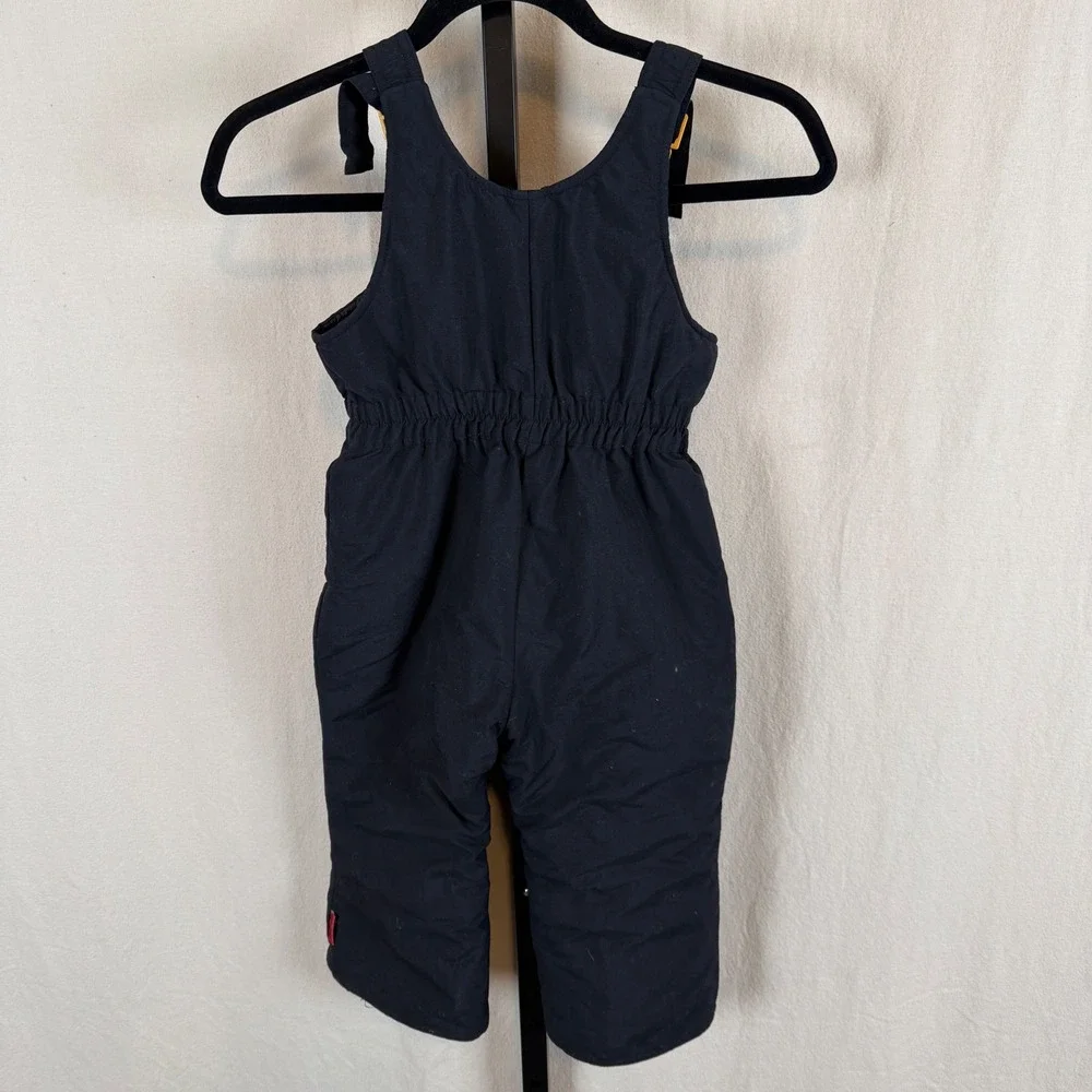 Vintage Gymboree Kids Black Snow Bib Overalls Ski Snowsuit‎ Medium